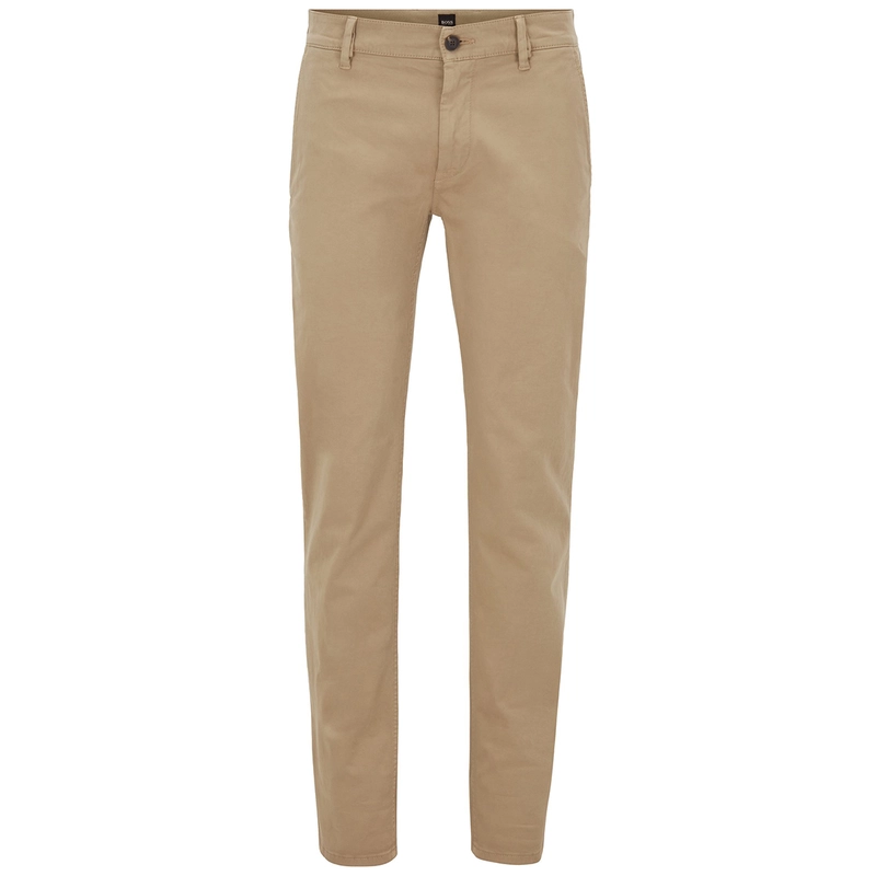 Heren Chino Schino-Slim D BOSS MIDDEN BRUIN
