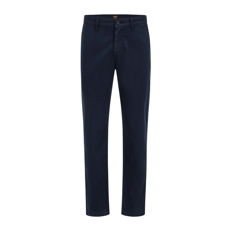 Heren Chino Schino-Taber-1 BOSS NAVY
