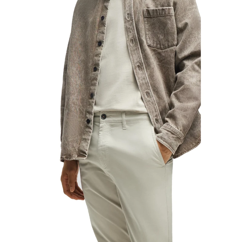 Heren Chino tapered 10242156 01 BOSS BEIGE