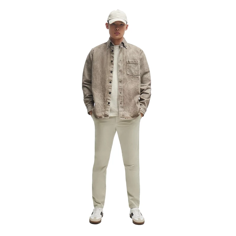 Heren Chino tapered 10242156 01 BOSS BEIGE