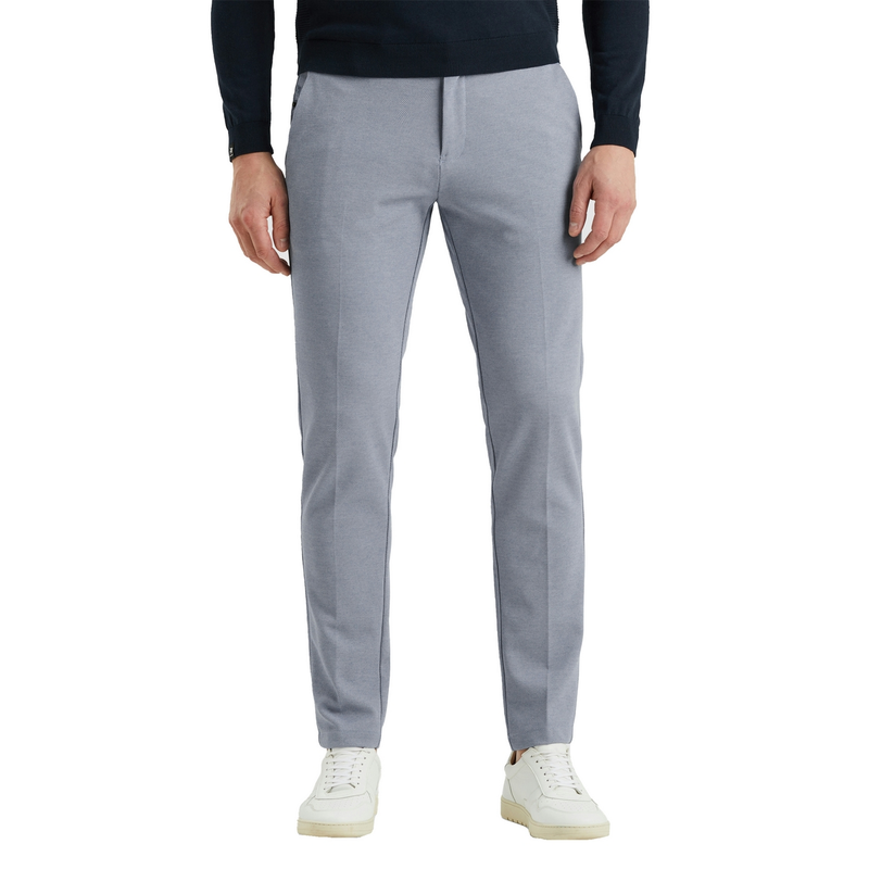 Heren Chino V11 CHINO MELANGE PIQUE Vanguard BLEU
