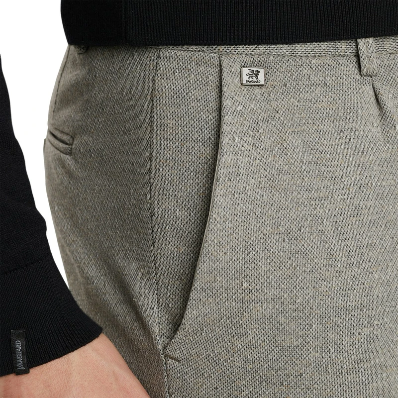 Heren Chino V11 CHINO PRINTED STRUCTURE Vanguard MIDDEN BRUIN