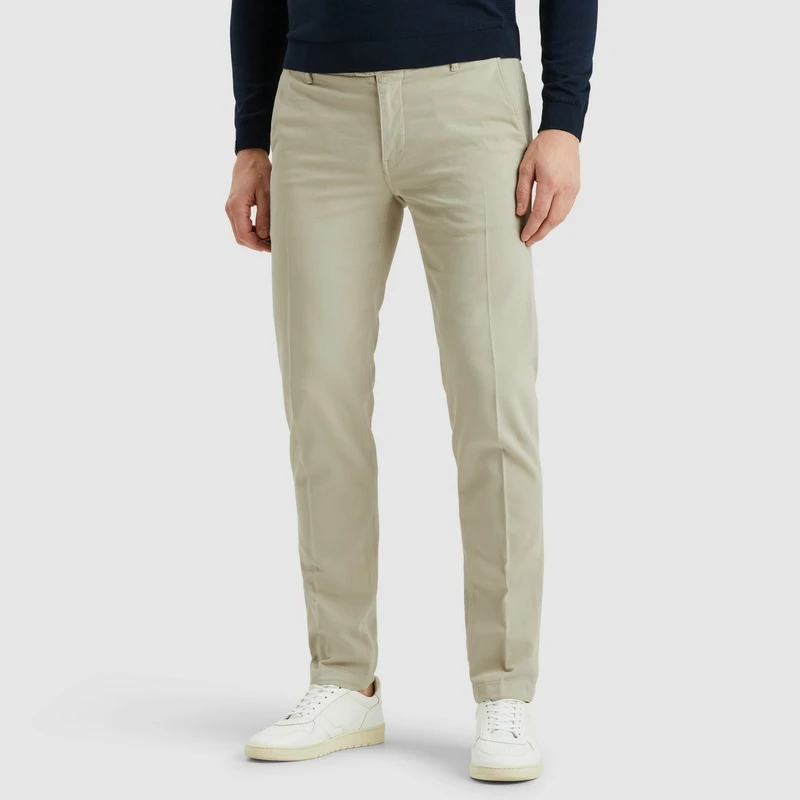 Heren Chino V9 CHINO STRUCTURE TENCEL Vanguard ECRU