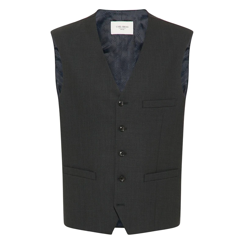 Heren Gilet 00.071S0 / 342080 Carl Gross ANTRACIET