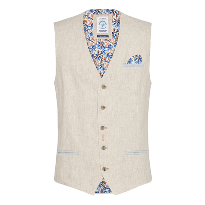 Heren Gilet 31.132.205 beige