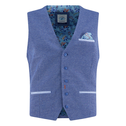 Heren Gilet 31.143.608 Blauw