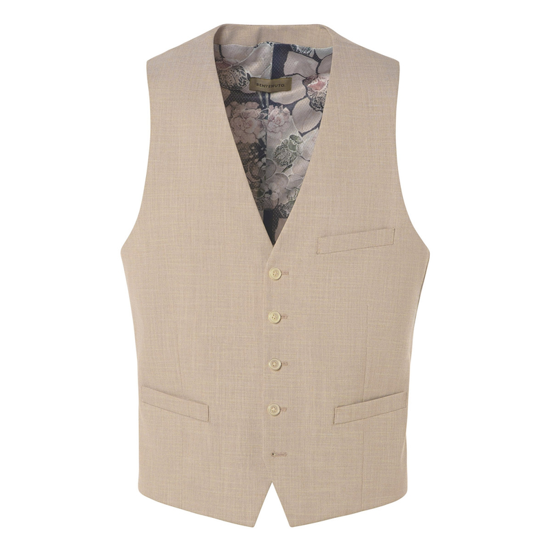 Heren Gilet MAVERINO OS Benvenuto BEIGE