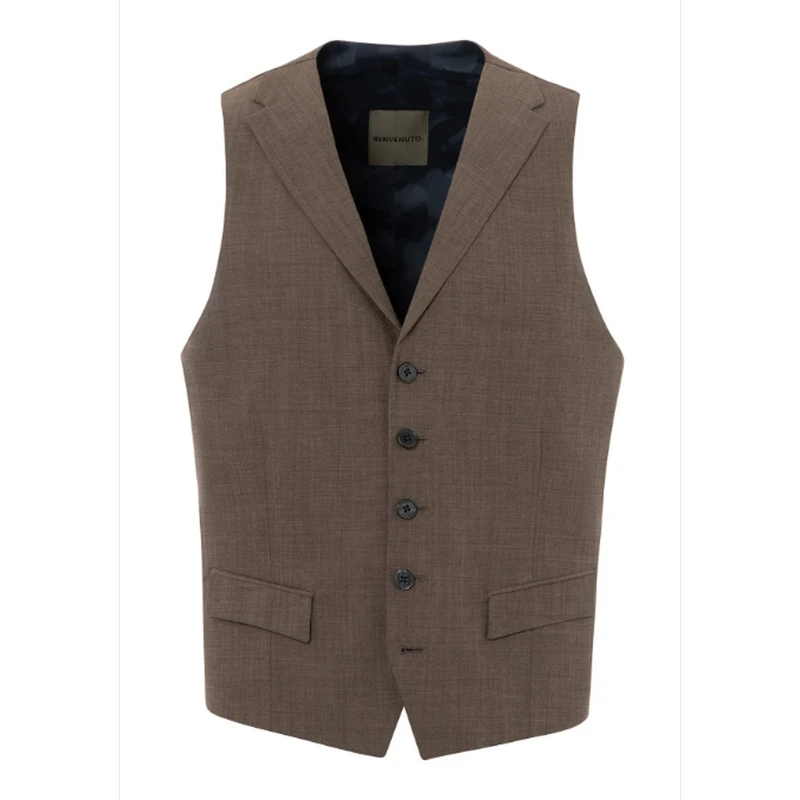 Heren Gilet SALVINO Benvenuto ZWART