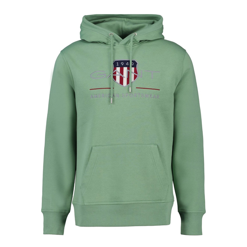 Heren Hoodie 2047082.362 Gant OLIJF