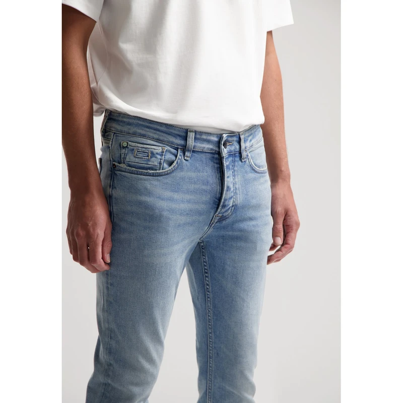 Heren Jeans 551500 Mr. E - Parou Bleached Dstrezzed BEIGE