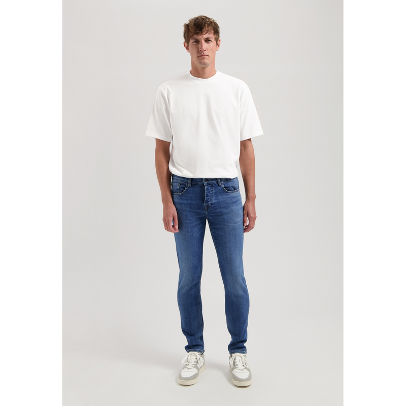 Heren Jeans 551504 Sir B - Afthentiko Blue Dstrezzed BLEU