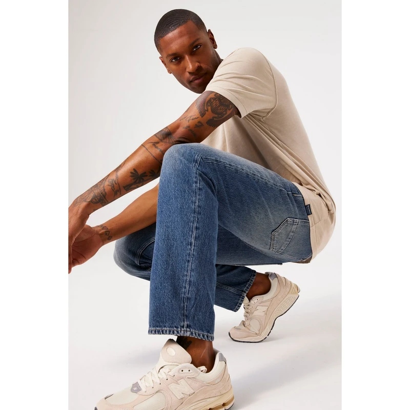 Heren Jeans 682 Garcia MID BLUE DENIM