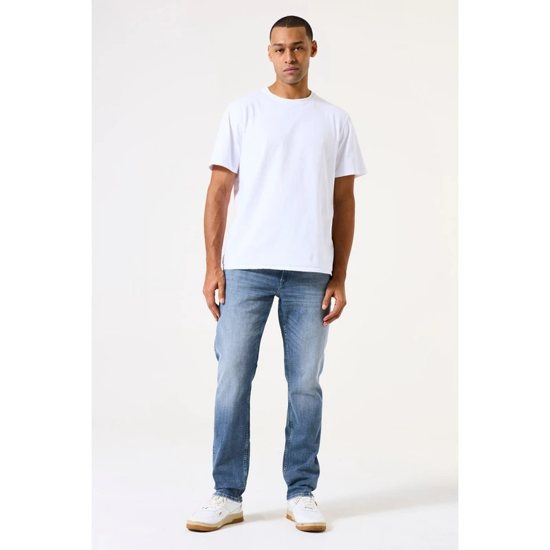 Heren Jeans 691 Rocko L34 Garcia MID BLUE DENIM