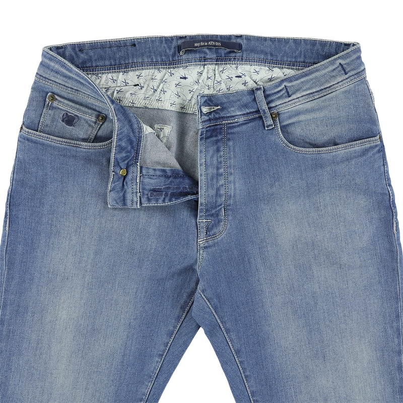 Heren Jeans ATN01S-A25-0638.108 Atelier Noterman MID BLUE DENIM