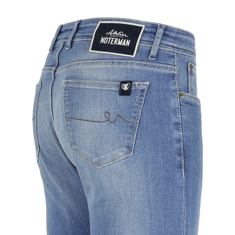 Heren Jeans ATN01S-A25-0638.108 Atelier Noterman MID BLUE DENIM