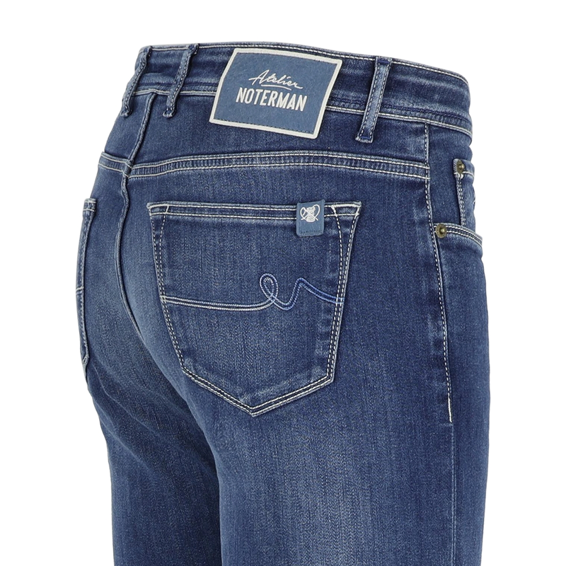Heren Jeans ATN01S-A34-1925.111 Atelier Noterman MID BLUE DENIM