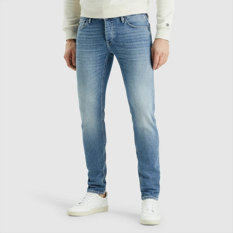 Heren Jeans CTR390-FBW Cast Iron MID BLUE DENIM