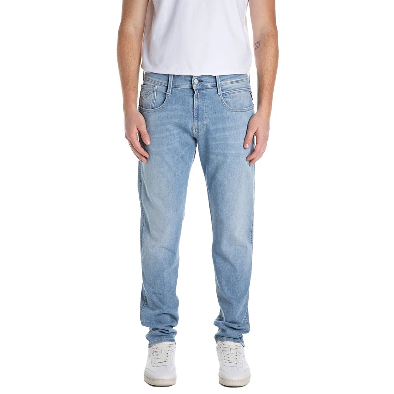 Heren Jeans M914Y.661.800 Replay LIGHT BLUE DENIM