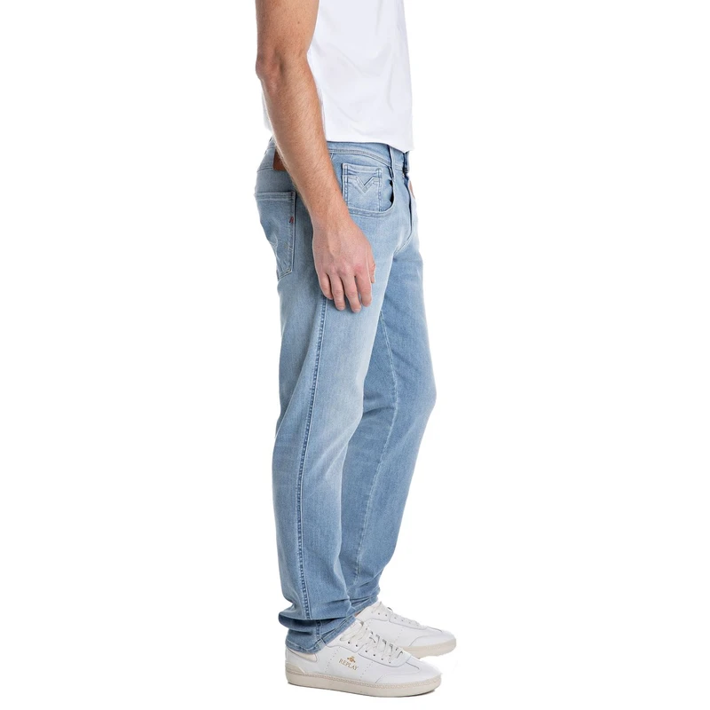 Heren Jeans M914Y.661.800 Replay LIGHT BLUE DENIM