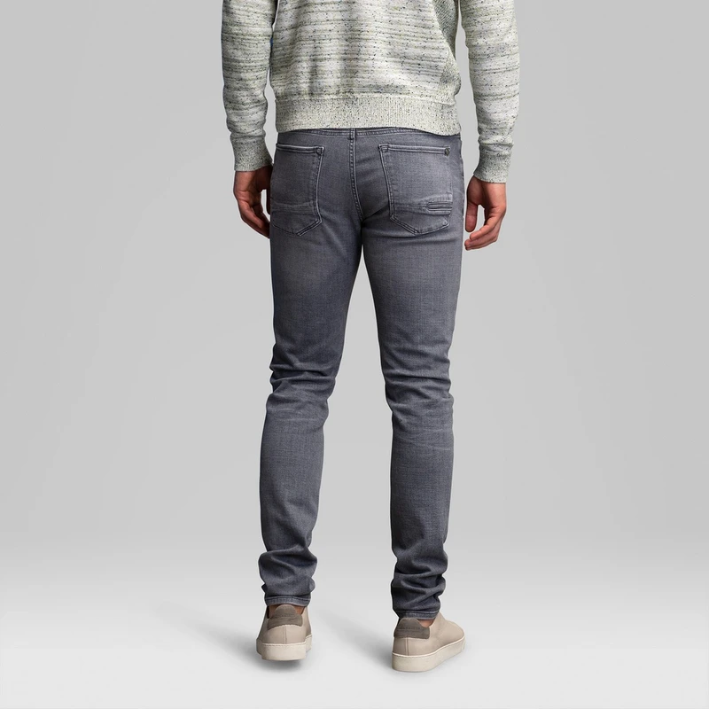 Heren Jeans RISER SLIM Light grey wash Cast Iron GREY DENIM