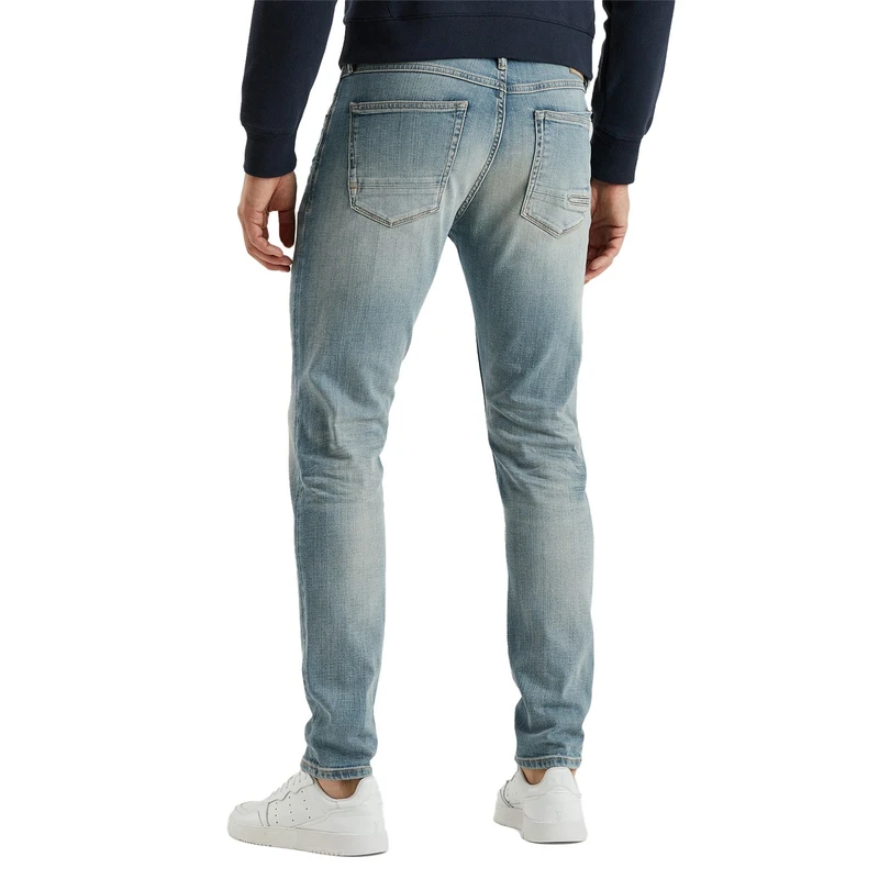 Heren Jeans SHIFTBACK TAPERED DESERT SAND FINI Cast Iron DARK BLUE DENIM