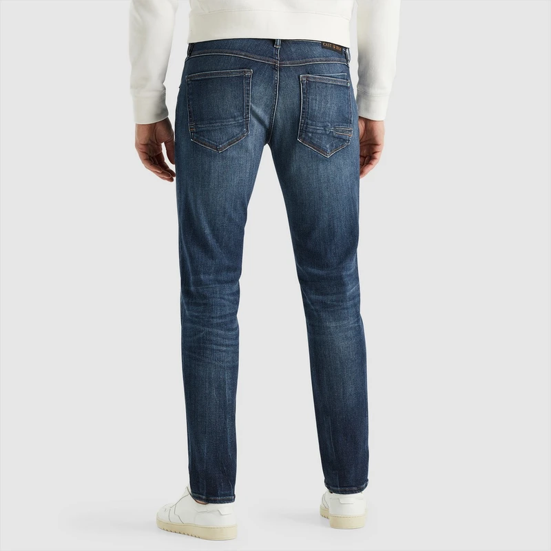 Heren Jeans SHIFTBACK TAPERED Cast Iron MID BLUE DENIM