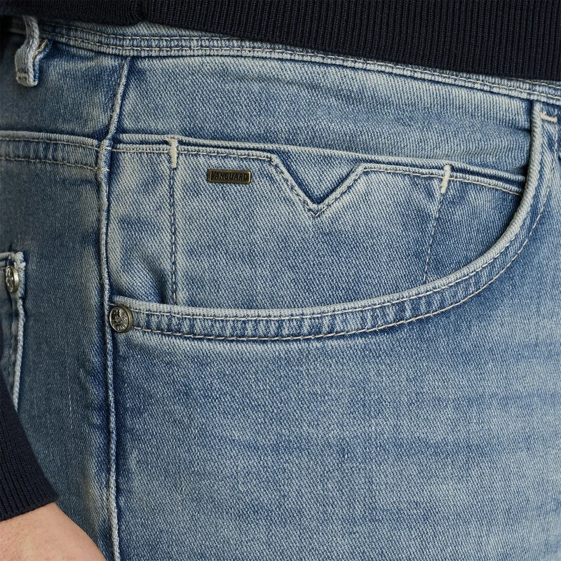 Heren Jeans V12 RIDER NEW BLUE LIGHT Vanguard MID BLUE DENIM