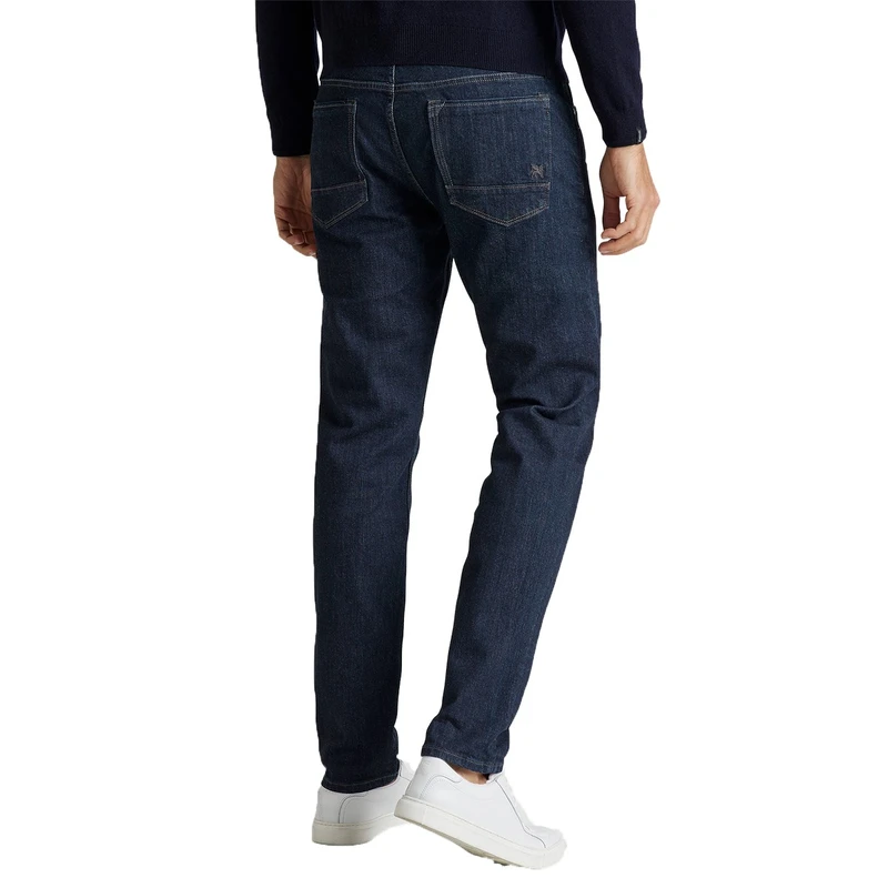 Heren Jeans V7 RIDER DEEP RINSE WASH Vanguard DARK BLUE DENIM