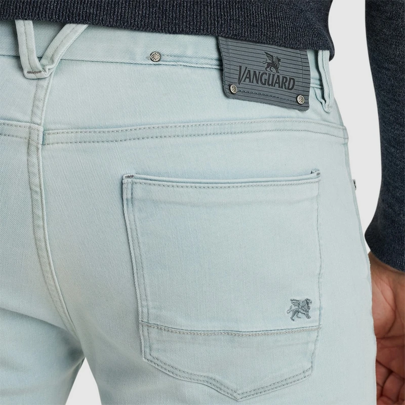 Heren Jeans V7 RIDER ICEBERG LIGHT Vanguard LIGHT BLUE DENIM