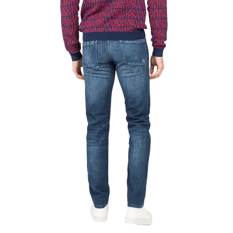 Heren Jeans V7 RIDER New Blue Electric