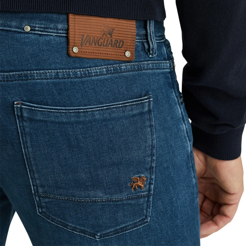 Heren Jeans V7 RIDER Vanguard STONE WASHED DENIM