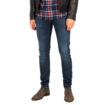 Heren Jeans V85 Scrambler DARK NIGHT WASH