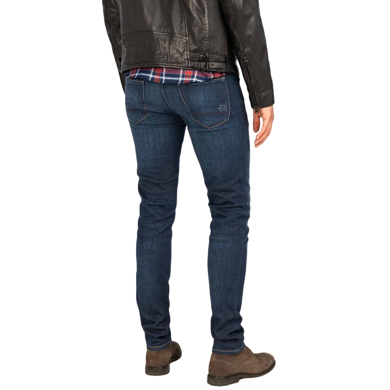 Heren Jeans V85 Scrambler DARK NIGHT WASH Vanguard MIDDEN BLAUW