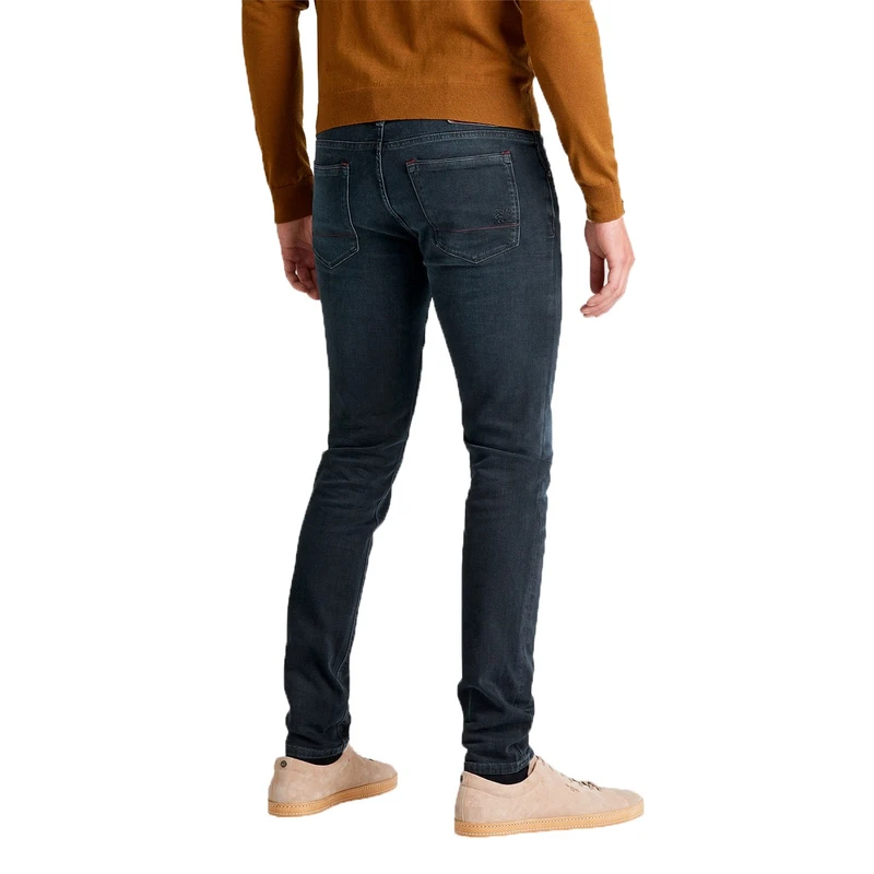 Heren Jeans V85 Scrambler Double Dyed Black Vanguard BLACK DENIM