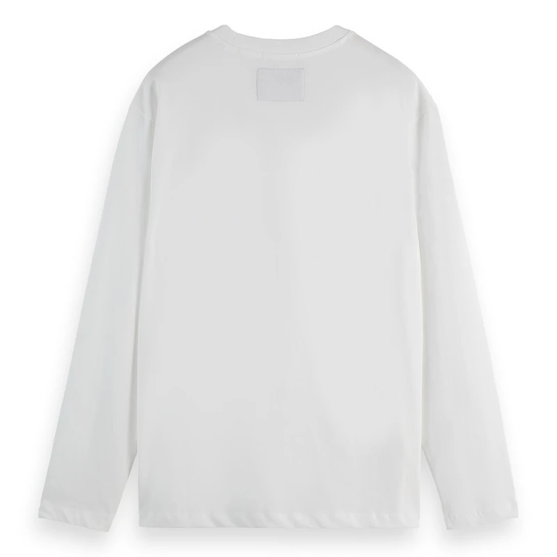 Heren Longsleeve 181704.101 Scotch & Soda Wit