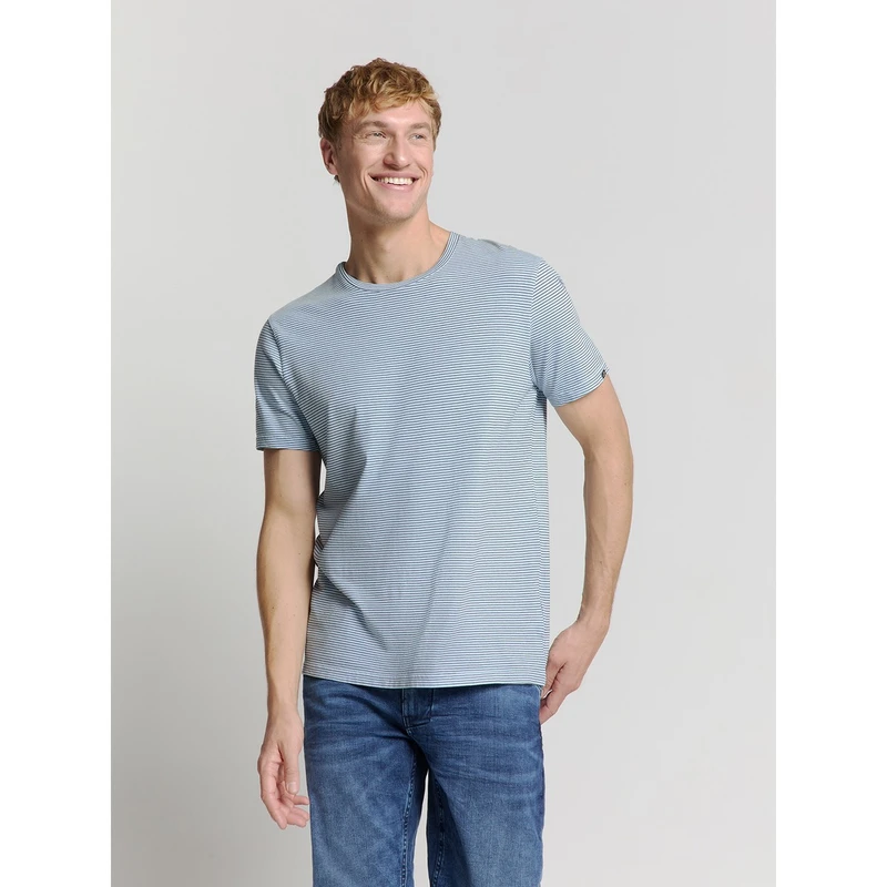 Heren Longsleeve 28340471 No Excess MIDDEN BLAUW