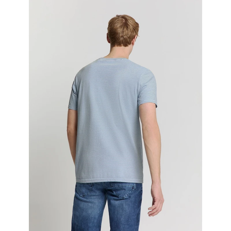 Heren Longsleeve 28340471 No Excess MIDDEN BLAUW