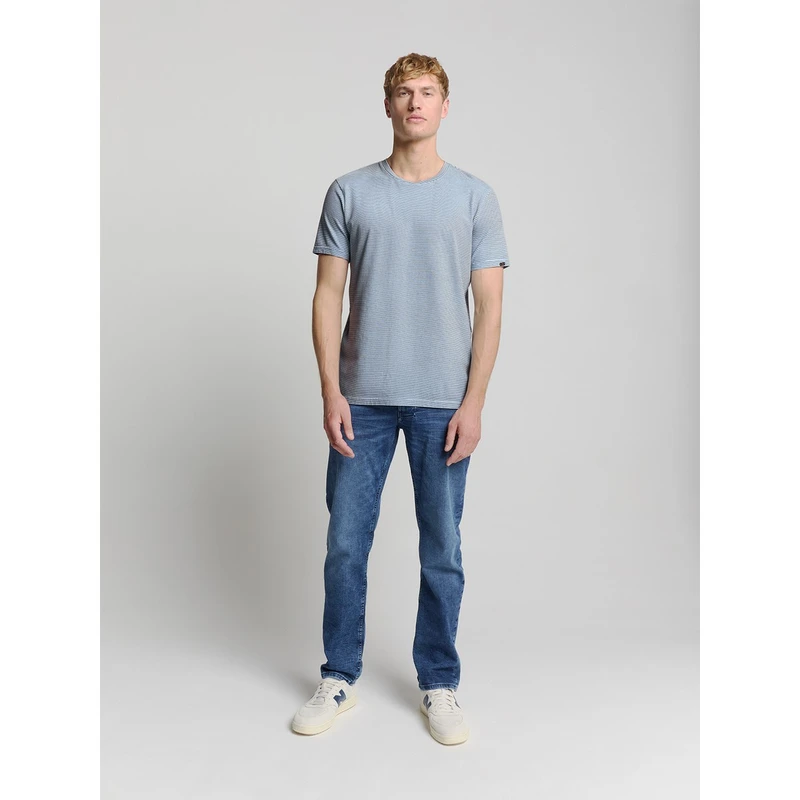Heren Longsleeve 28340471 No Excess MIDDEN BLAUW
