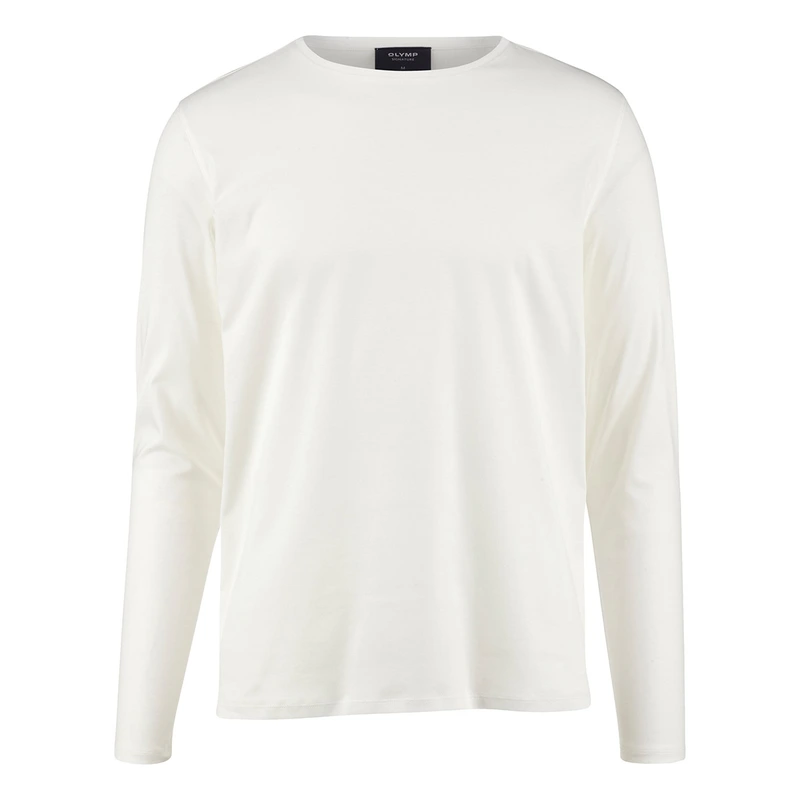 Heren Longsleeve 84034400 Olymp Wit