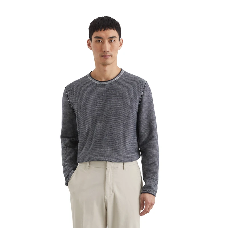 Heren Longsleeve M22504160046 Marc O'Polo NAVY