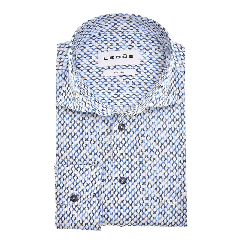 Heren Overhemd 0142823 Ledub AQUA