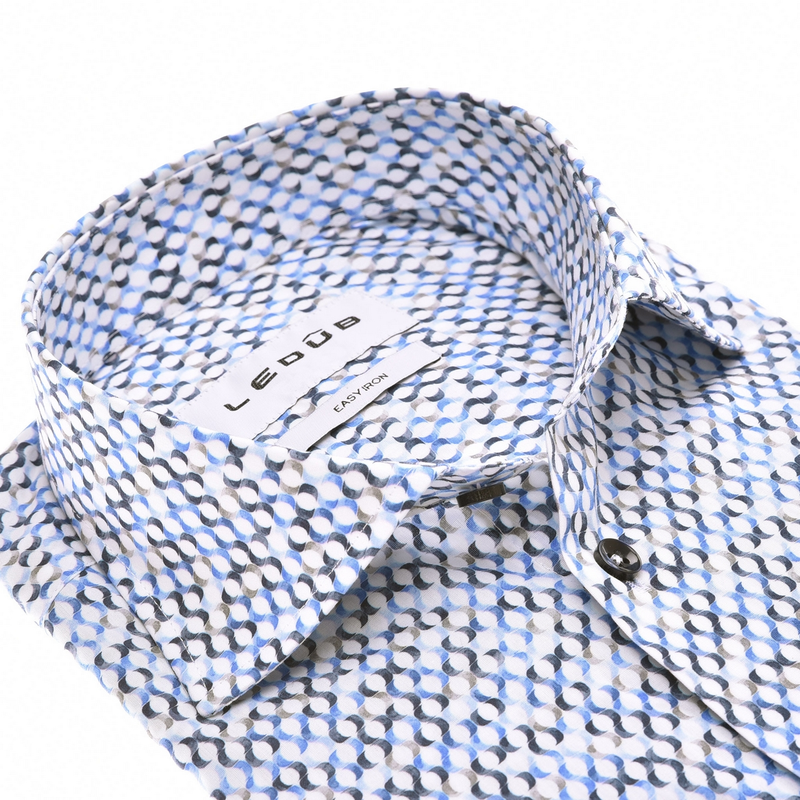 Heren Overhemd 0142823 Ledub AQUA