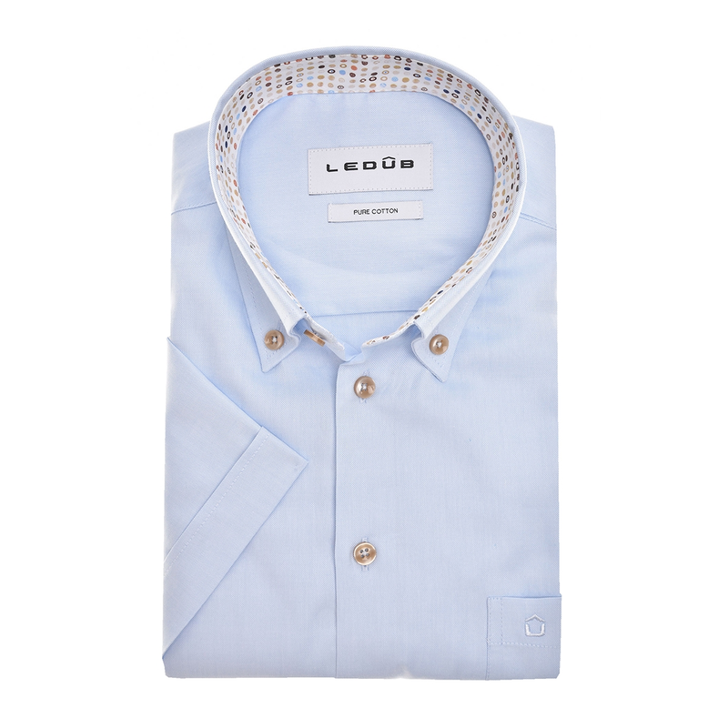 Heren Overhemd 0142911 Ledub BEIGE