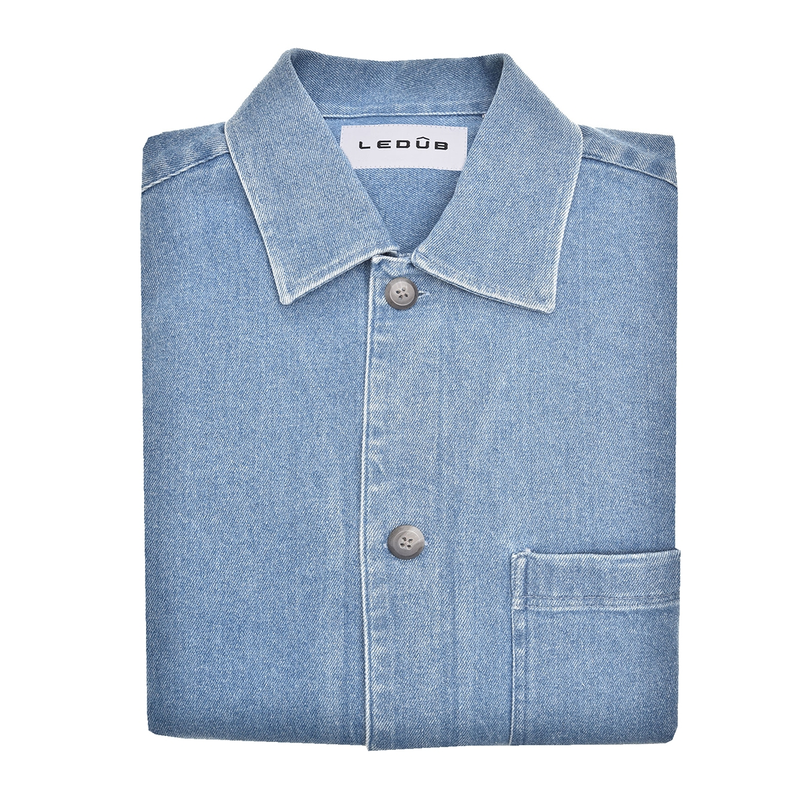 Heren Overhemd 0142938 Ledub NAVY