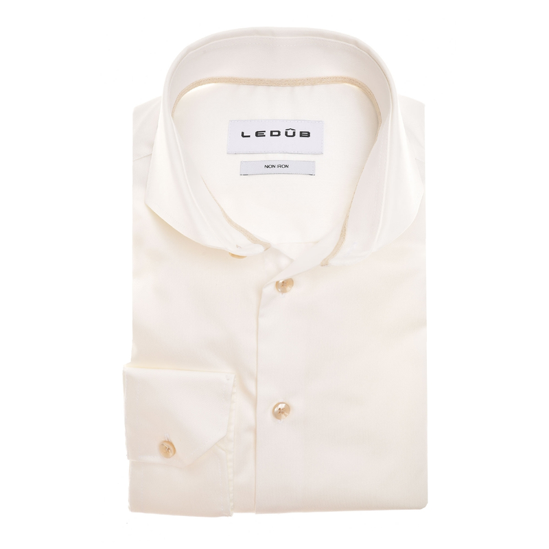 Heren Overhemd 0142940 Ledub OFF-WHITE