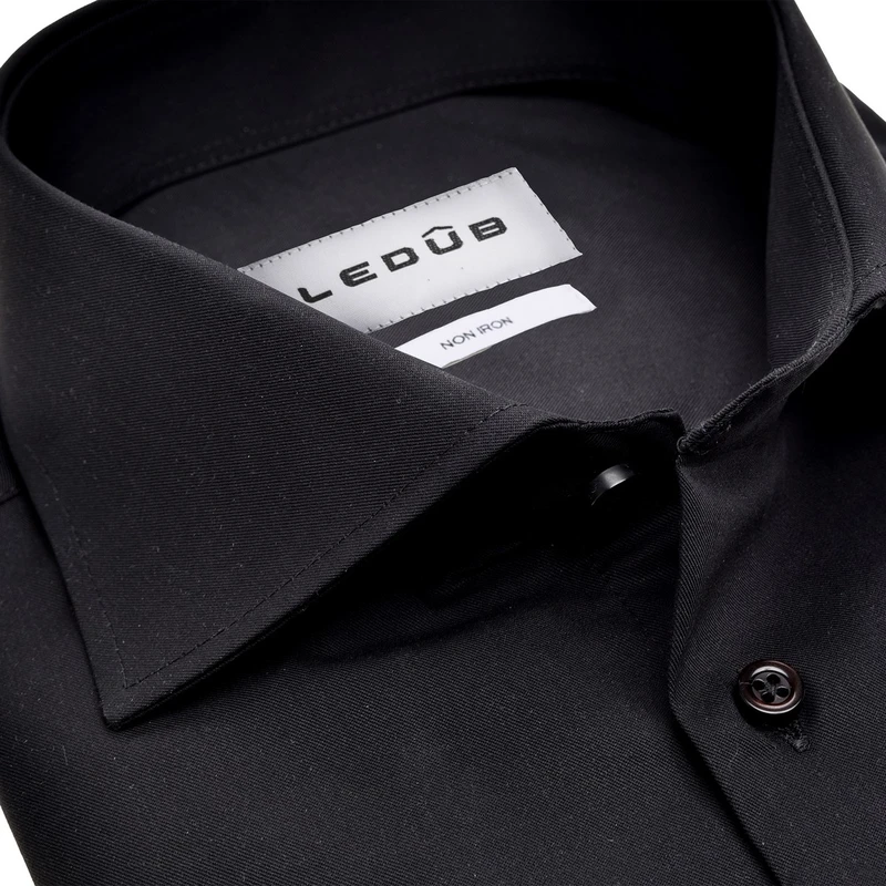 Heren Overhemd 0323518 Ledub ZWART