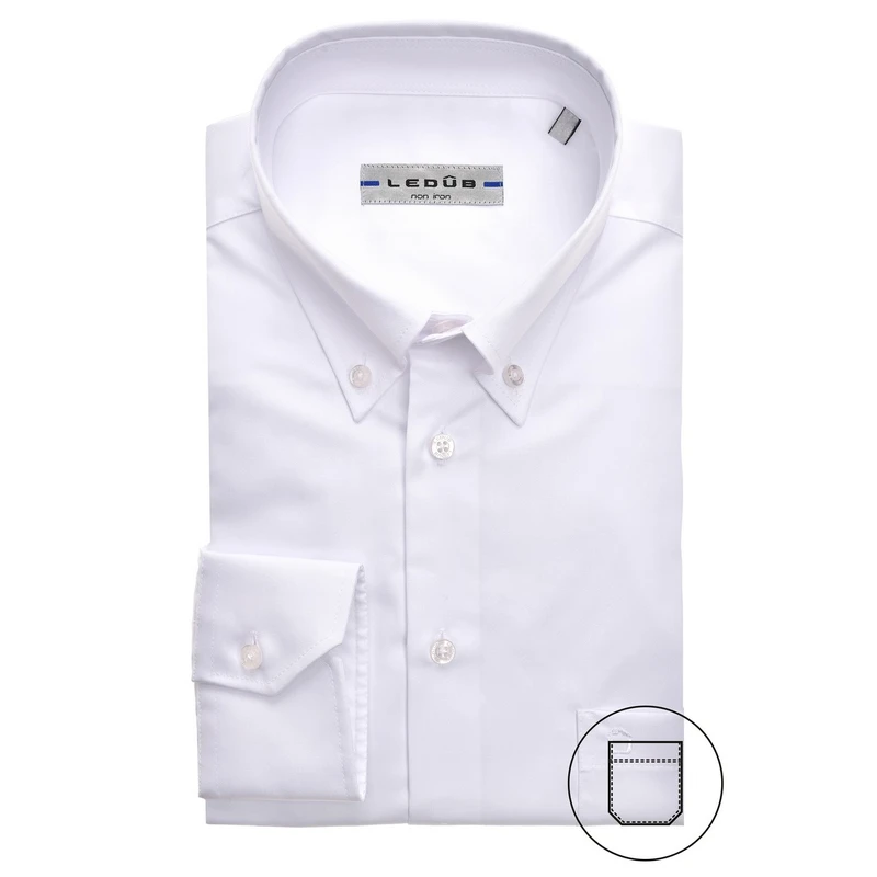 Heren Overhemd 0324508 Ledub Wit
