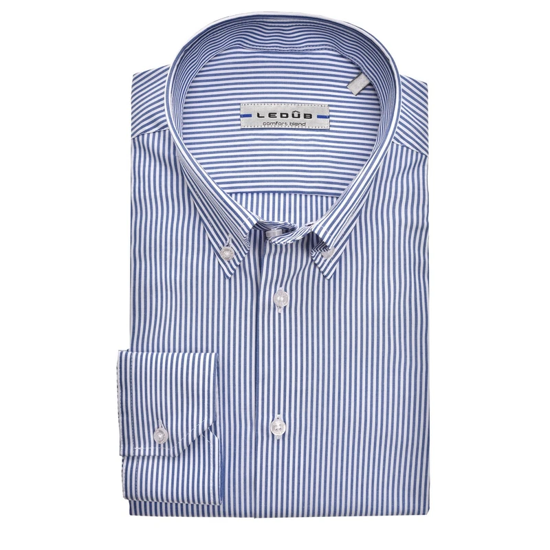 Heren Overhemd 0344515 Ledub NAVY