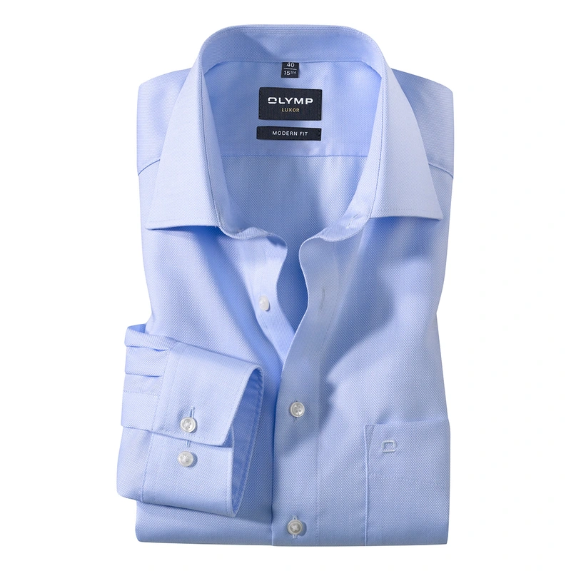 Heren Overhemd 039064 Olymp BLEU