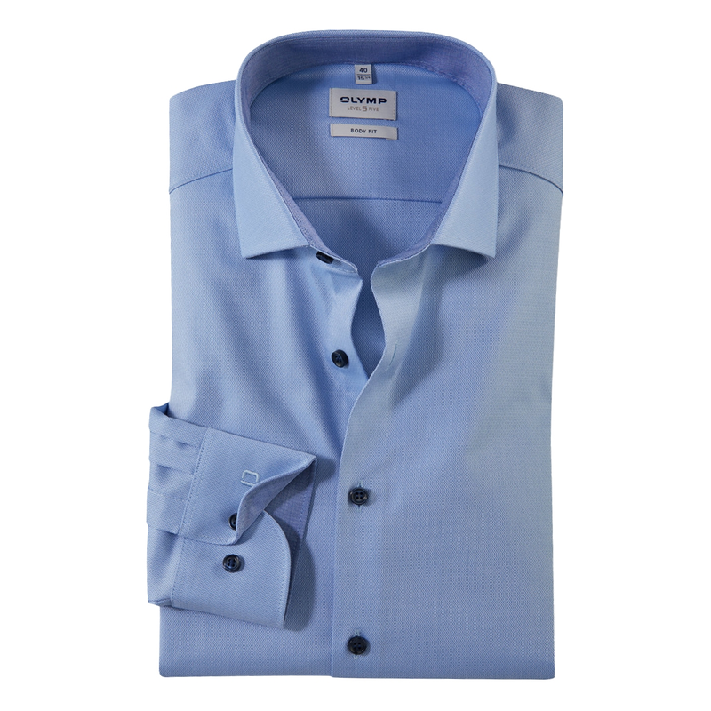 Heren Overhemd 053164 Olymp BLEU